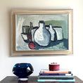 Load image into Gallery viewer, Mid Century Original Oil Painting From Sweden by K Christensen