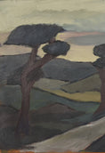Load image into Gallery viewer, Vintage Original Mid Century Landscape Oil Painting From Sweden