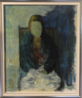 Load image into Gallery viewer, Mid Century Original Portrait Oil Painting From Sweden by K Christensen