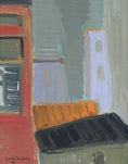 Load image into Gallery viewer, Paris Roofline Mid Century Oil Painting By Jonne Bergström 1953