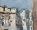Load image into Gallery viewer, Mid Century Original Cityscape Oil Painting From Sweden