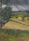 Load image into Gallery viewer, Mid Century Original Oil Painting By F Sörhed Sweden 1951