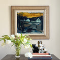 Load image into Gallery viewer, Vintage Mid Century Farmhouse Oil Painting By Walterström Sweden