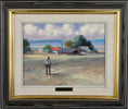 Load image into Gallery viewer, Framed Mid Century Oil Painting by B Andren Sweden