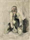 Load image into Gallery viewer, Original Mid Century Figurative Oil Painting From Sweden