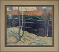 Load image into Gallery viewer, Mid Century Original Landscape Oil Painting From Sweden