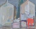 Load image into Gallery viewer, Vintage Cityscape Oil Painting From Sweden Signed Cary