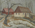 Load image into Gallery viewer, Vintage Mid Century Art Landscape From Sweden H Lundström