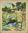 Load image into Gallery viewer, Colorful Swedish Vintage Original Landscape Oil Painting
