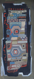 Load image into Gallery viewer, Mid Century Abstract Oil Painting By Owe Persson Sweden