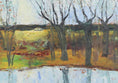 Load image into Gallery viewer, Mid Century Spring Landscape Oil Painting From Sweden 1949