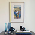 Load image into Gallery viewer, Mid Century Original Fisherman Painting From Sweden