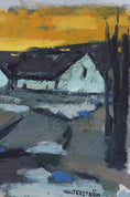 Load image into Gallery viewer, Vintage Mid Century Farmhouse Oil Painting By Walterström Sweden