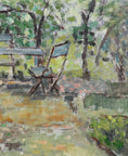 Load image into Gallery viewer, Vintage Art Room Original Mid Century Oil Painting From Sweden