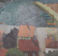 Load image into Gallery viewer, Mid Century Coastal Oil Painting from Sweden By S Holmquist