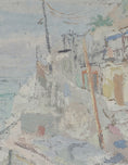 Load image into Gallery viewer, Mid Century Original Coastal Oil Painting From Sweden