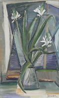 Load image into Gallery viewer, Mid Century Original Still Life Oil Painting From Sweden By Ejson