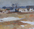 Load image into Gallery viewer, Vintage Landscape Oil Painting From Sweden By Gotthard Sandberg 1947
