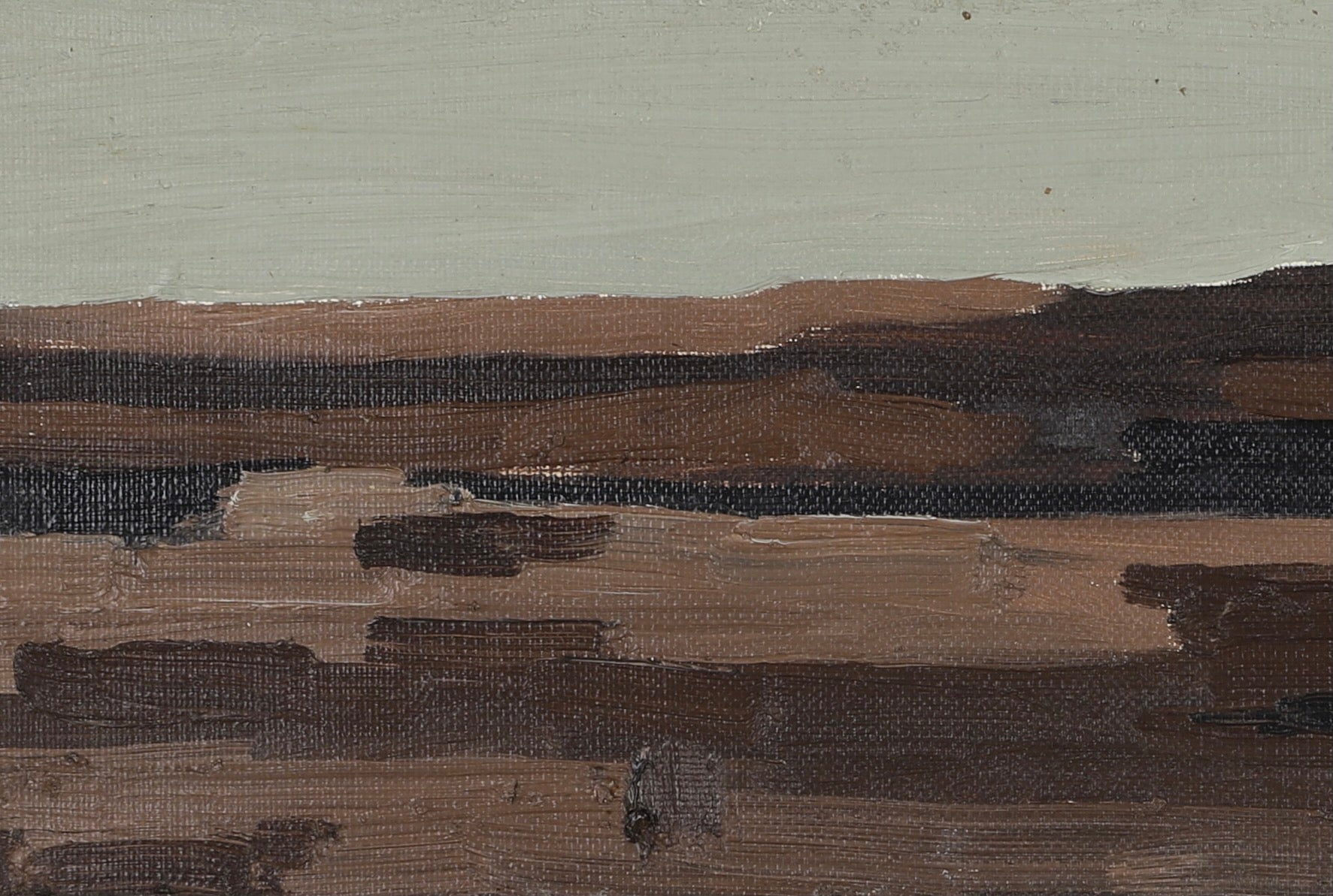 Framed Mid Century Oil Painting by PE Ekelund Sweden