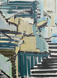 Load image into Gallery viewer, Mid Century Abstract Oil Painting From Sweden by W Källström