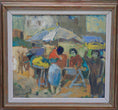 Load image into Gallery viewer, Vintage Mid Century Original Oil Painting By ES Persson 1949