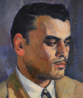 Load image into Gallery viewer, Vintage Man's Portrait From Sweden Dated 1930 Vintage Art Room