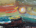 Load image into Gallery viewer, Striking Mid Century Seascape Oil Painting Arnold Eres Dated 1966 Sweden