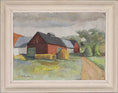 Load image into Gallery viewer, Vintage Mid Century Landscape Painting By W Rydberg Sweden