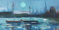 Load image into Gallery viewer, Mid Century Original Cityscape Oil Painting L Zelig Sweden