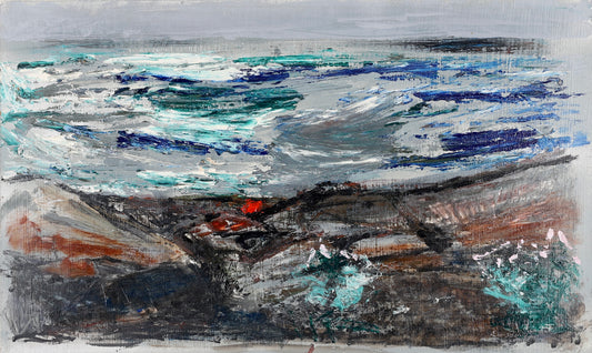 Original Seascape Oil Painting Vintage By E Emmanuelsson Sweden