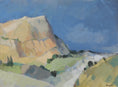 Load image into Gallery viewer, Mid Century Vintage Landscape Oil Painting By S Wernheden Sweden