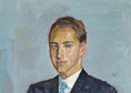 Load image into Gallery viewer, Mid Century Original Portrait Oil Painting From Sweden