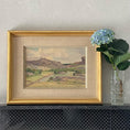 Load image into Gallery viewer, Mid Century Vintage Landscape Oil Painting By E Wallin Sweden