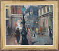 Load image into Gallery viewer, Mid Century Original Parisian Cityscape Oil Painting From Sweden