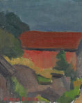 Load image into Gallery viewer, Mid Century Farmhouse Oil Painting From Sweden