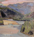 Load image into Gallery viewer, Mid Century Landscape Oil Painting By Harry Thomander Sweden