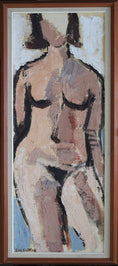 Load image into Gallery viewer, Vintage Mid Century Original Figure Painting By Eric Lundberg