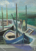 Load image into Gallery viewer, Large Mid Century Oil Painting From Sweden By Einar Nettlebladt 1949