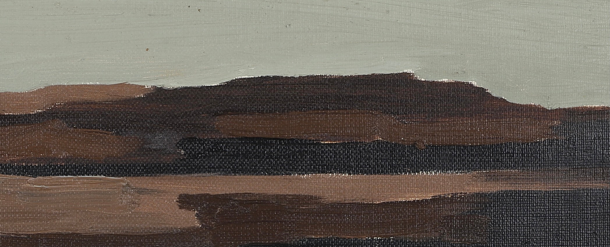 Framed Mid Century Oil Painting by PE Ekelund Sweden