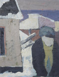 Load image into Gallery viewer, Mid Century Original Oil Painting From Sweden by K Christensen