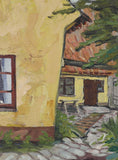Load image into Gallery viewer, Mid Century Original Farmhouse Oil Painting From Sweden