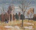 Load image into Gallery viewer, Mid Century Original Landscape Oil Painting From Sweden By G Sandberg