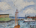 Load image into Gallery viewer, Mid Century Original Oil Painting From Sweden From 1958