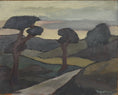 Load image into Gallery viewer, Vintage Original Mid Century Landscape Oil Painting From Sweden