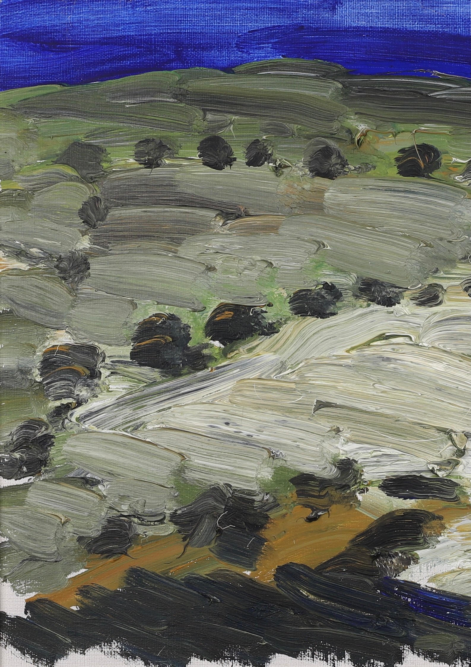 Vintage Original Landscape Oil Painting By S Markhed Sweden