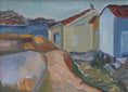 Load image into Gallery viewer, Vintage Art Room Original Seascape Oil Painting From Sweden