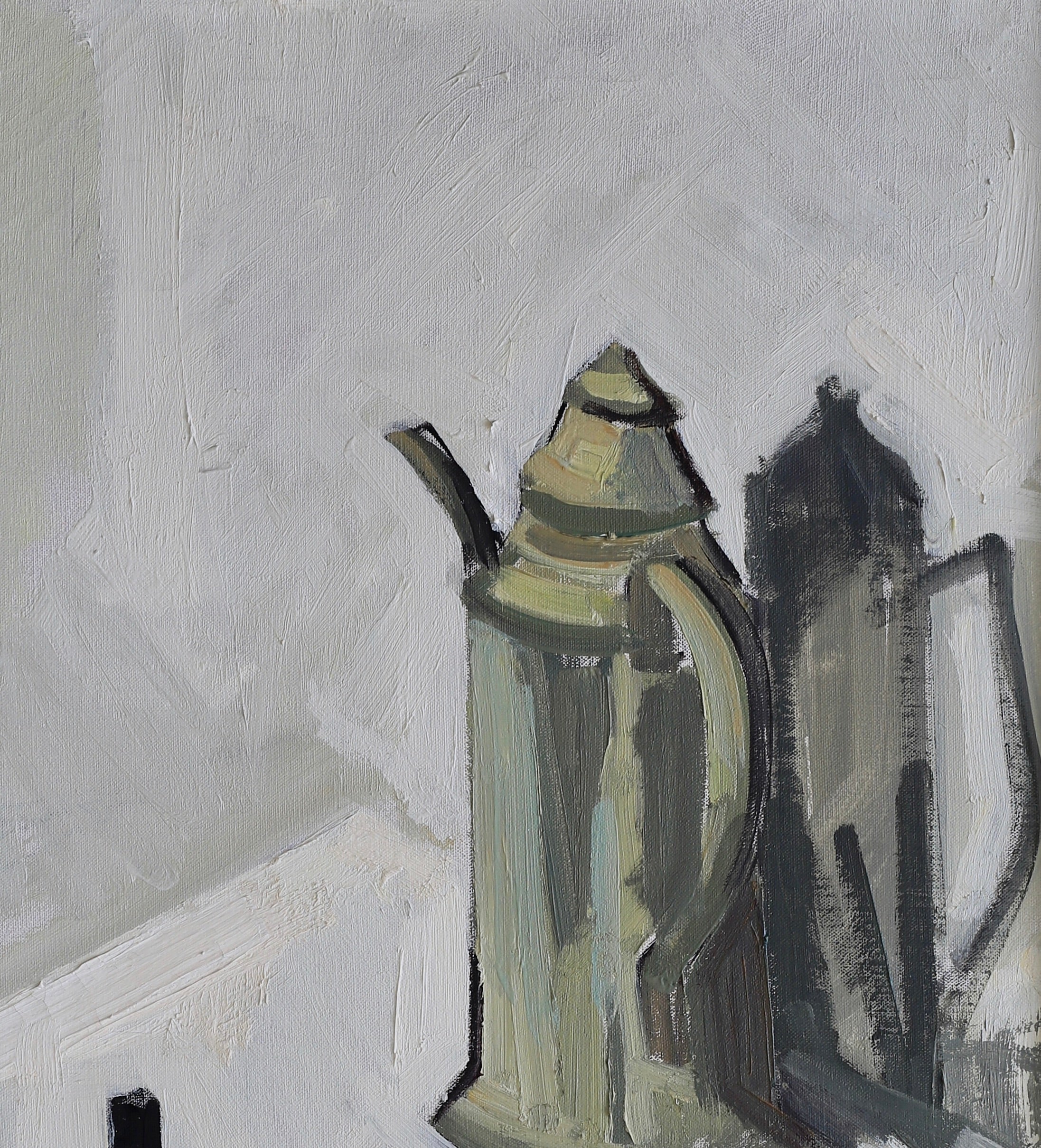 Mid Century Original Still Life Oil Painting by Allan Erwö Sweden 1960
