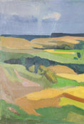 Load image into Gallery viewer, Mid Century Landscape Oil Painting By E W Persson Sweden