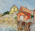 Load image into Gallery viewer, Mid Century Original Oil Painting From Sweden by K Norman