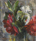 Load image into Gallery viewer, Mid Century Original Still Life Oil Painting From Sweden 1947
